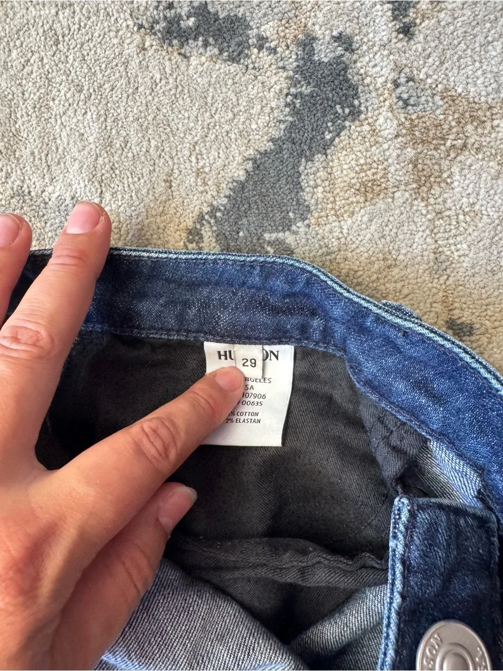 Hudson Denim Cuffed Shorts - Size 29